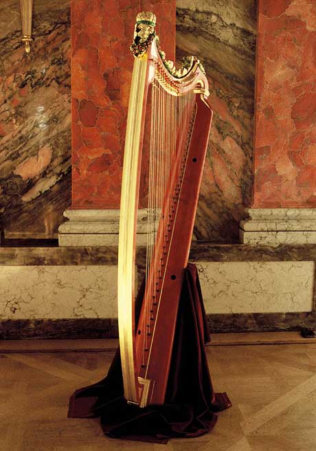 Willkommen bei Erich Kleinmann, Historische Harfen